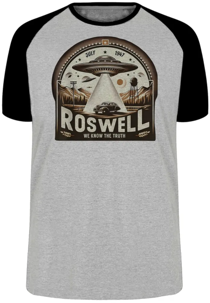 Camiseta adulto ou infantil roswell et area 51 varginha alien