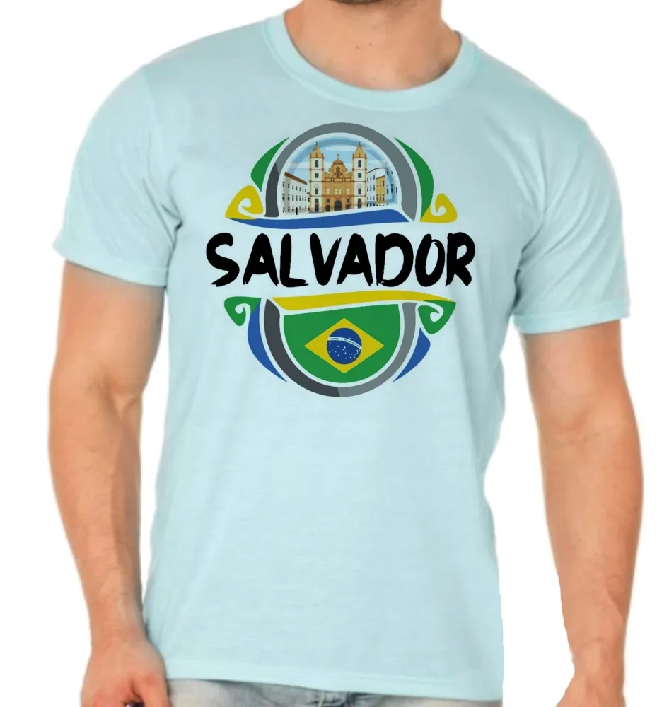Camiseta adulto ou infantil Salvador Bahia lembrança