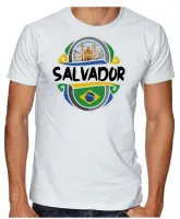 Camiseta adulto ou infantil Salvador Bahia lembrança - Foto 3
