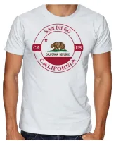 Camiseta adulto ou infantil San Diego California Lembrança - Foto 2