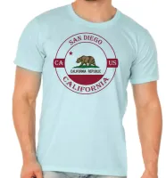 Camiseta adulto ou infantil San Diego California Lembrança - Foto 3