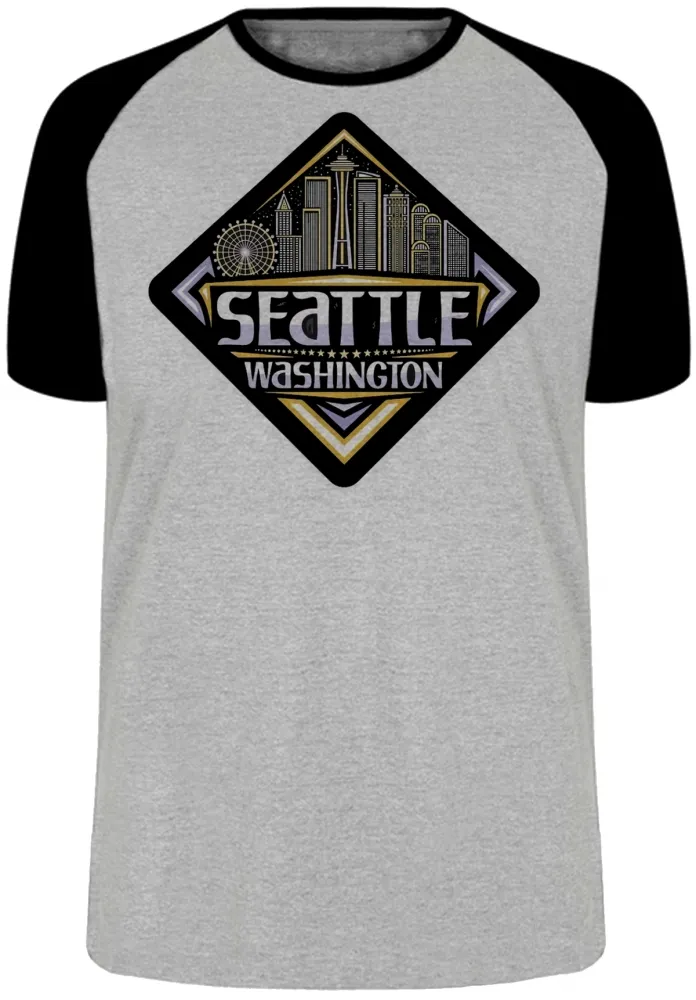 Camiseta adulto ou infantil Seattle Washington lembrança