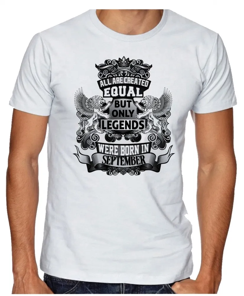Camiseta adulto ou infantil Setembro Aniversário Melhores nasceram