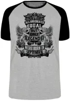 Camiseta adulto ou infantil Setembro Aniversário Melhores nasceram - Foto 4