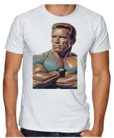 Camiseta adulto ou infantil arnold schwarzenegger musculação academia - Foto 2