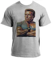 Camiseta adulto ou infantil arnold schwarzenegger musculação academia - Foto 3