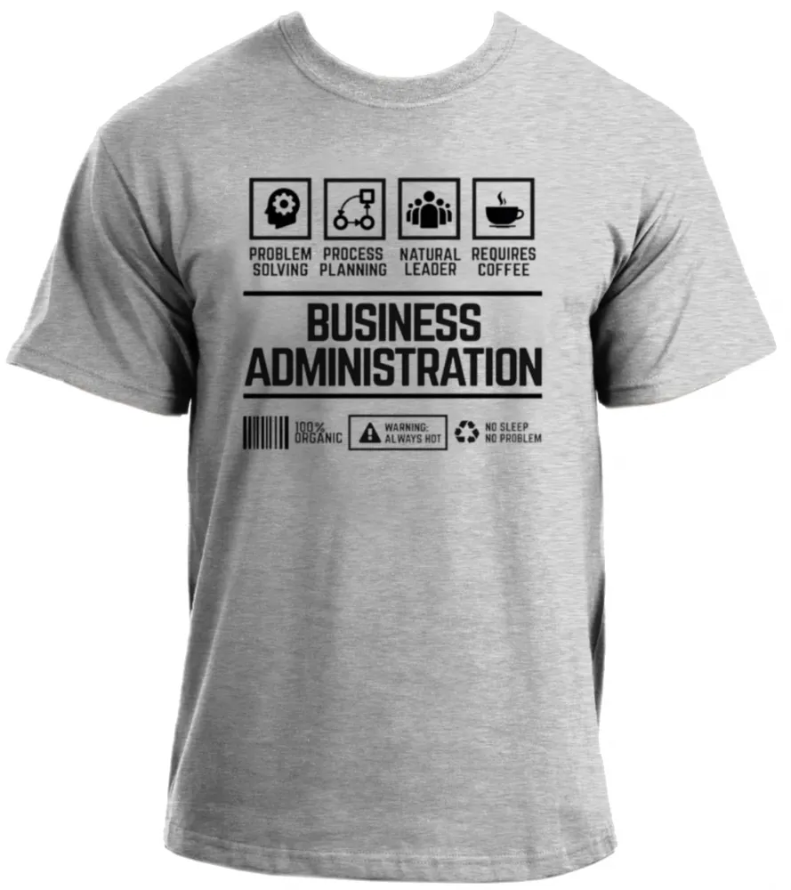 Camiseta adulto ou infantil Administração de empresas Imagem