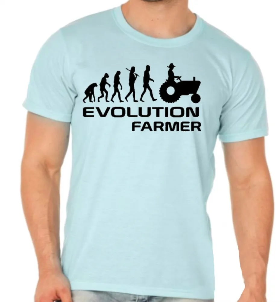 Camiseta adulto ou infantil Agricultor trator colono fazendeiro Imagem