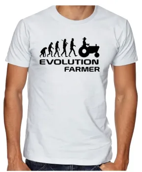 Camiseta adulto ou infantil Agricultor trator colono fazendeiro - Foto 2