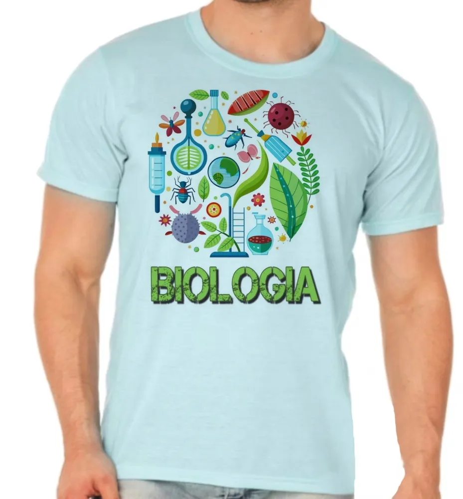Camiseta adulto ou infantil Biologia biologo profissão