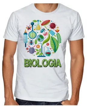 Camiseta adulto ou infantil Biologia biologo profissão - Foto 2