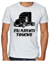 Camiseta adulto ou infantil caminhão play caminhoneiro motorista - Foto 2