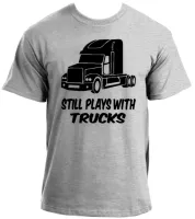 Camiseta adulto ou infantil caminhão play caminhoneiro motorista - Foto 3