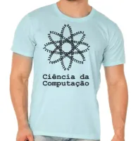 Camiseta adulto ou infantil Ciência da computação binario - Foto 3
