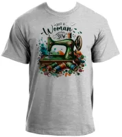 Camiseta adulto ou infantil Costureira costura profissão - Foto 3