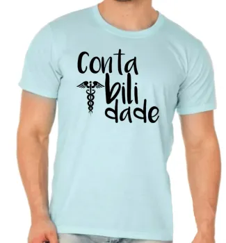 Camiseta adulto ou infantil Contabilidade contador contadora - Foto 2