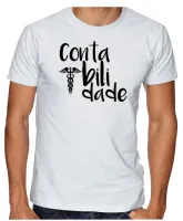 Camiseta adulto ou infantil Contabilidade contador contadora - Foto 3