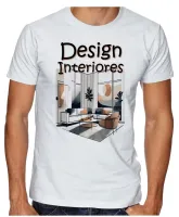Camiseta adulto ou infantil Design decorador arquiteto - Foto 2