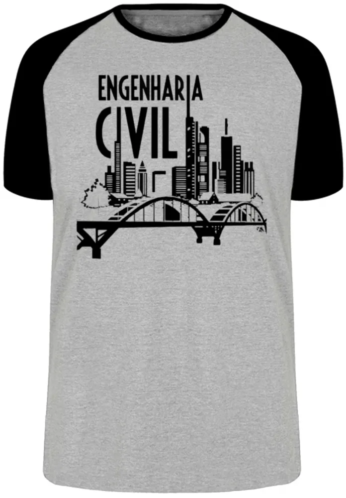 Camiseta adulto ou infantil Engenharia Civil Engenheiro Imagem