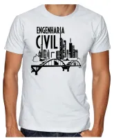 Camiseta adulto ou infantil Engenharia Civil Engenheiro - Foto 2