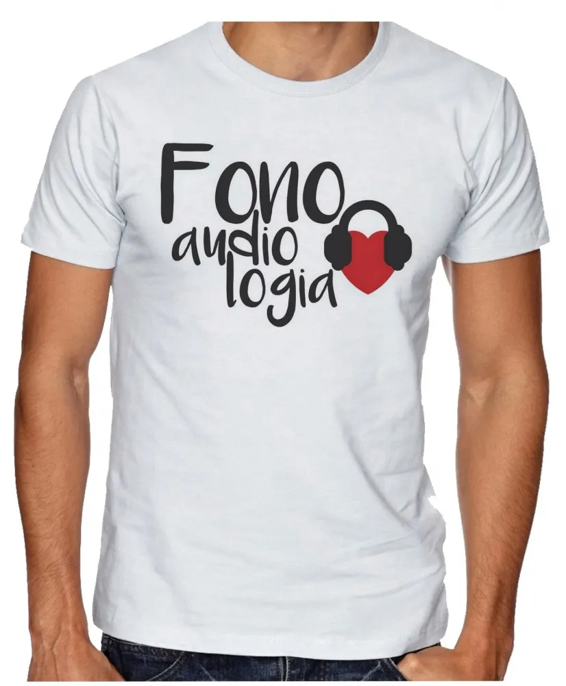 Camiseta adulto ou infantil Fonoaudiologia fonoaudiologa profissão