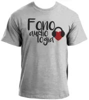 Camiseta adulto ou infantil Fonoaudiologia fonoaudiologa profissão - Foto 3