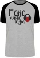 Camiseta adulto ou infantil Fonoaudiologia fonoaudiologa profissão - Foto 4