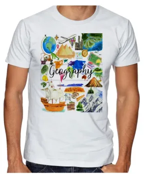 Camiseta adulto ou infantil Geografia professor  estudante - Foto 2