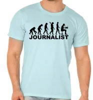 Camiseta adulto ou infantil Jornalismo jornalista - Foto 5