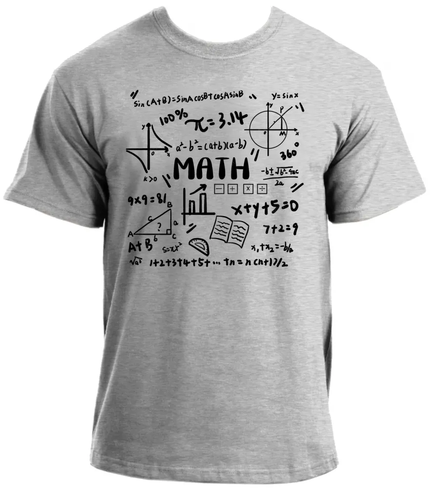 Camiseta adulto ou infantil Matematica professor professora
