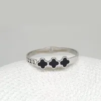 Bracelete com 3 trevo - Aço Inox 316L - Foto 3