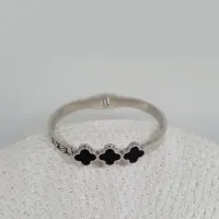 Bracelete com 3 trevo - Aço Inox 316L - Foto 4
