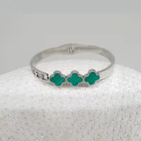 Bracelete com 3 trevo - Aço Inox 316L - Foto 5