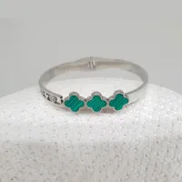 Bracelete com 3 trevo - Aço Inox 316L - Foto 6