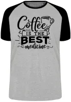 Camiseta adulto ou infantil Medicina Café melhor remédio - Foto 4