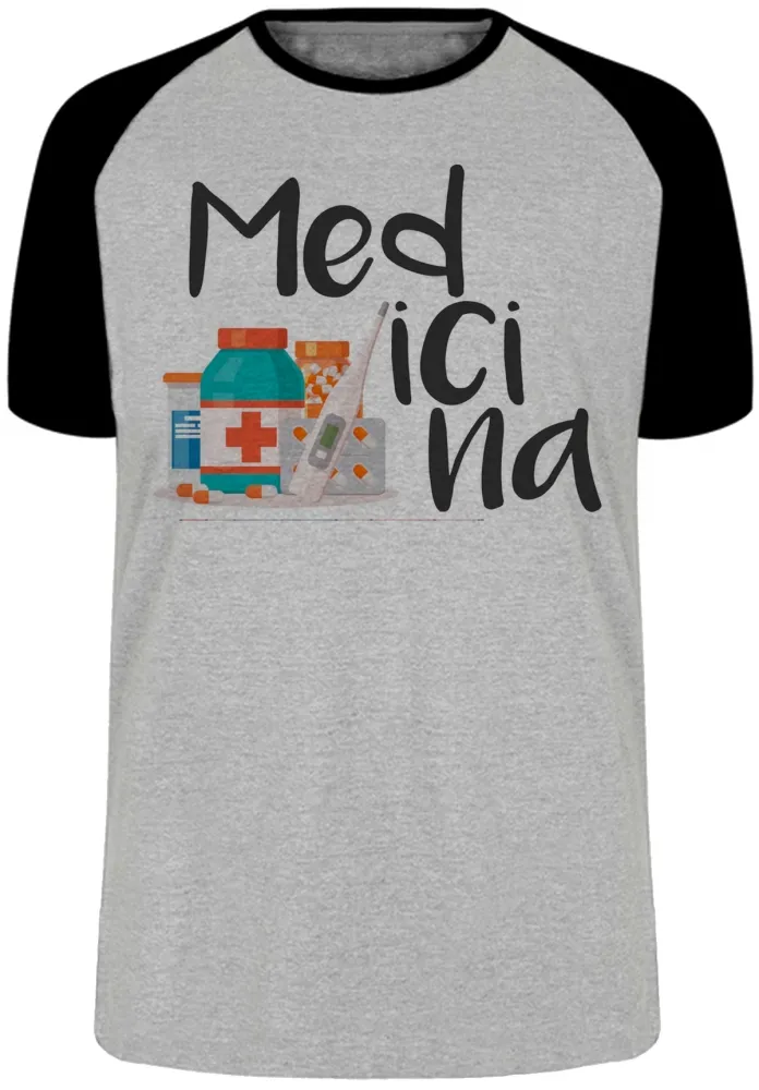 Camiseta adulto ou infantil Medicina Medico DR
