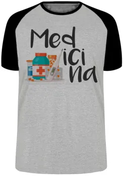 Camiseta adulto ou infantil Medicina Medico DR