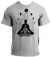 Camiseta adulto ou infantil Meditação Yoga Reiki meditar - Foto 3