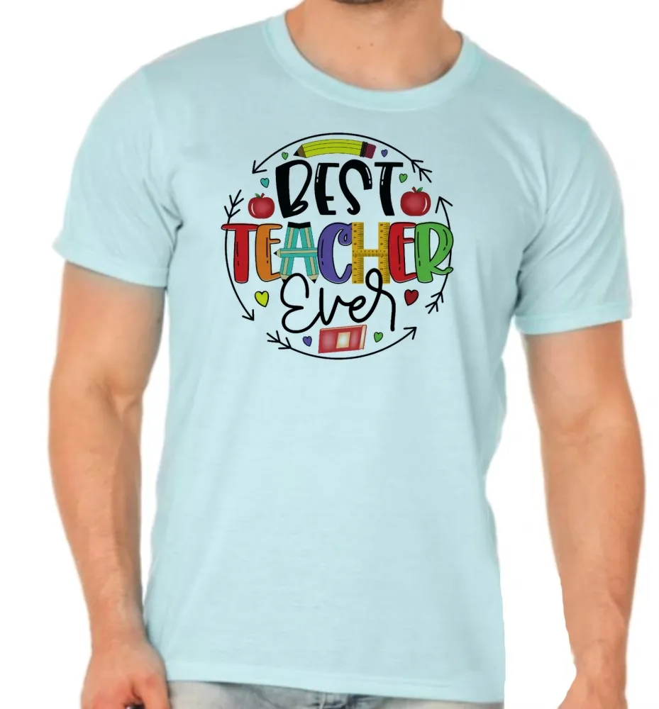 Camiseta adulto ou infantil Melhor professor professora Teacher