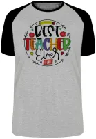 Camiseta adulto ou infantil Melhor professor professora Teacher - Foto 4