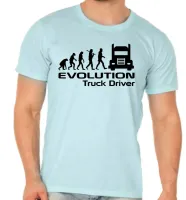 Camiseta adulto ou infantil Motorista caminhão evolução caminhoneiro - Foto 2