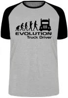 Camiseta adulto ou infantil Motorista caminhão evolução caminhoneiro - Foto 4