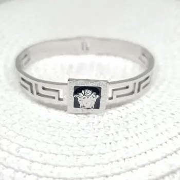 Bracelete Estilo Versati - Aço Inox 316L - Foto 2