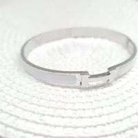 Bracelete h estilo hermes - Aço Inox 316L - Foto 3
