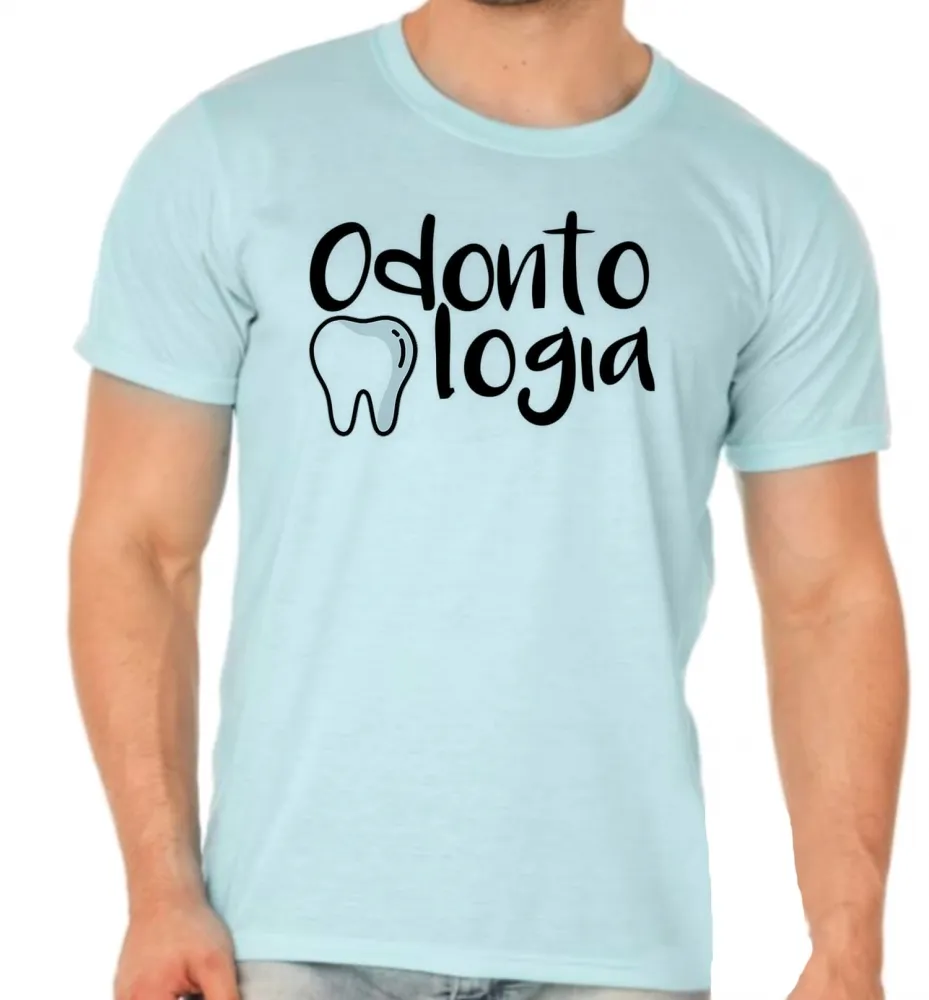 Camiseta adulto ou infantil Odontologia dentista