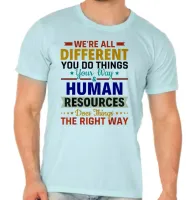 Camiseta adulto ou infantil Recursos Humanos profissão - Foto 2