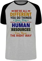 Camiseta adulto ou infantil Recursos Humanos profissão - Foto 4