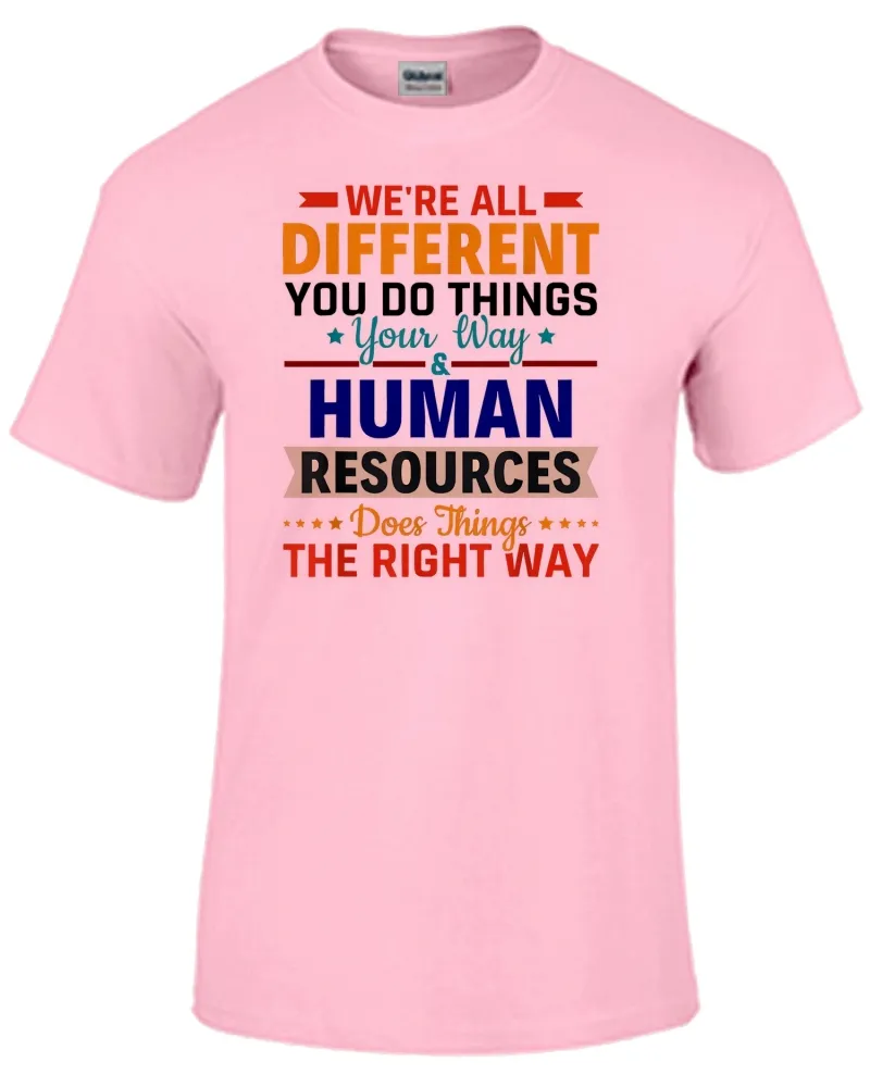 Camiseta adulto ou infantil Recursos Humanos profissão