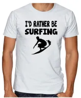 Camiseta adulto ou infantil Surf surfista praia ferias - Foto 2