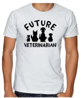 Camiseta adulto ou infantil Veterinario medico pet - Foto 2